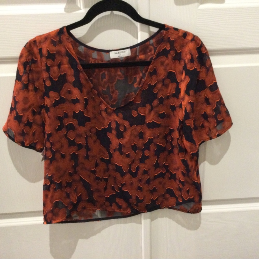 Babaton short sleeve blouse